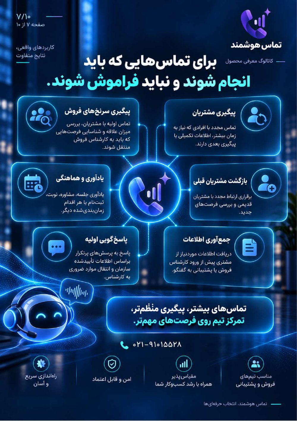 کاتالوگ تماس هوشمند - صفحه 7 از ۱۰